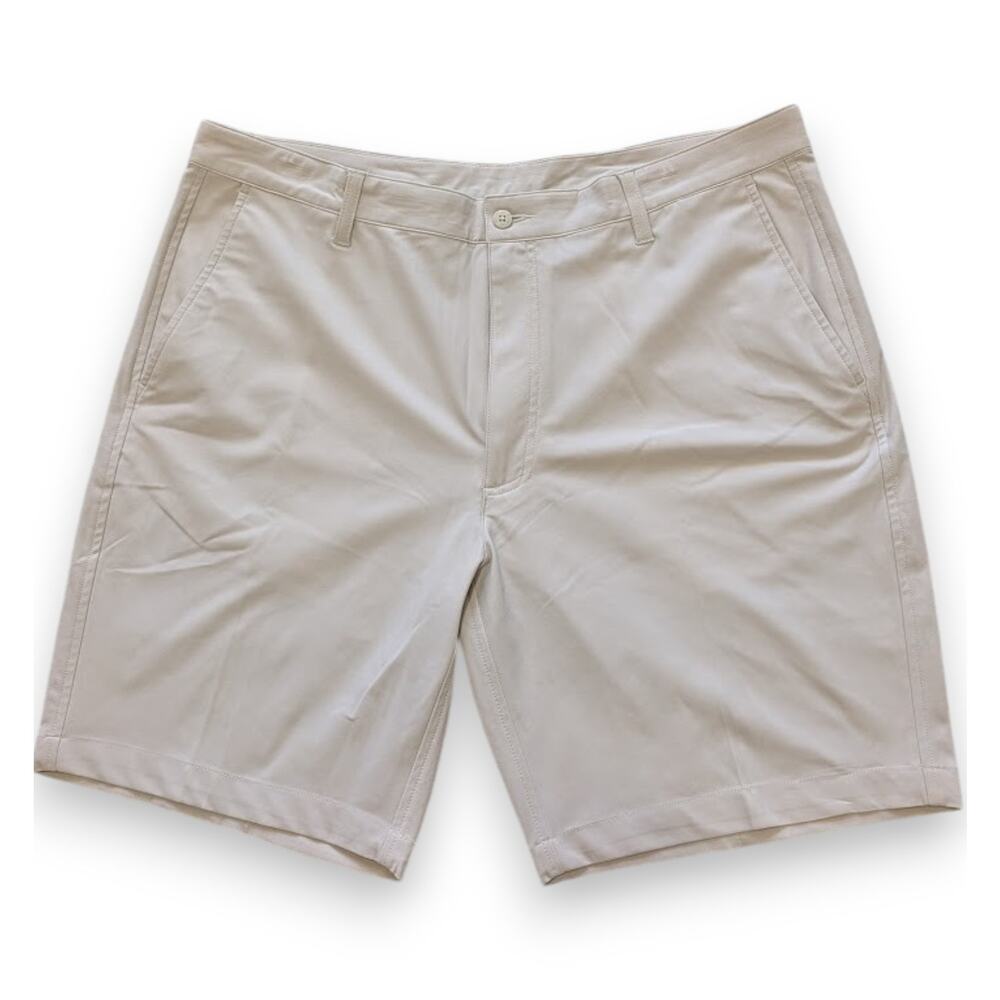 FootJoy FJ Golf Shorts Men’s 38 Beige Performance Golf Casual EUC